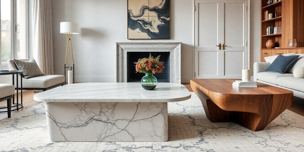 marble table