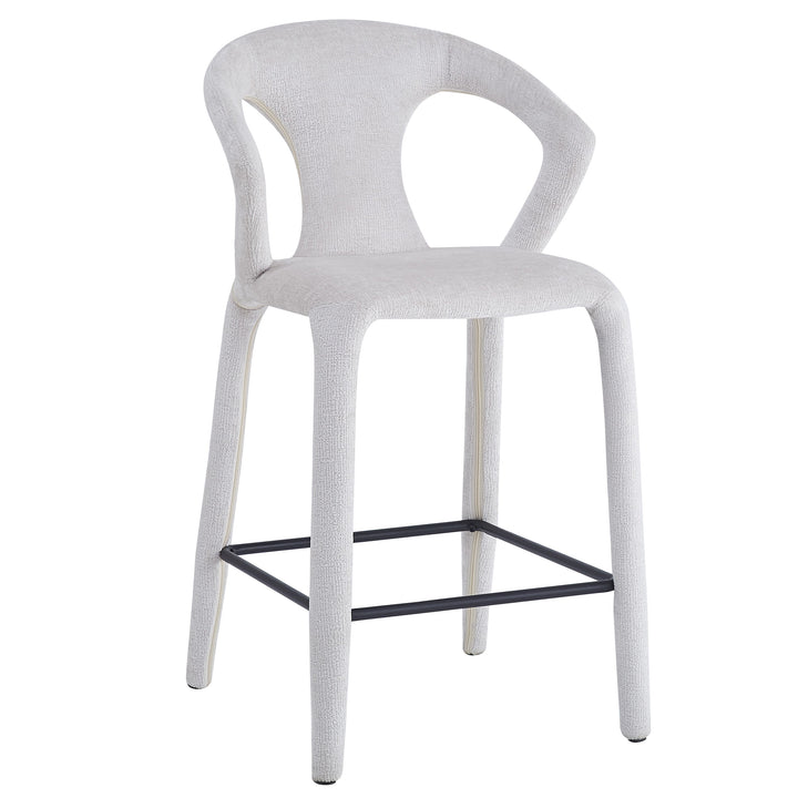 Profile Bar Stool Textured Beige