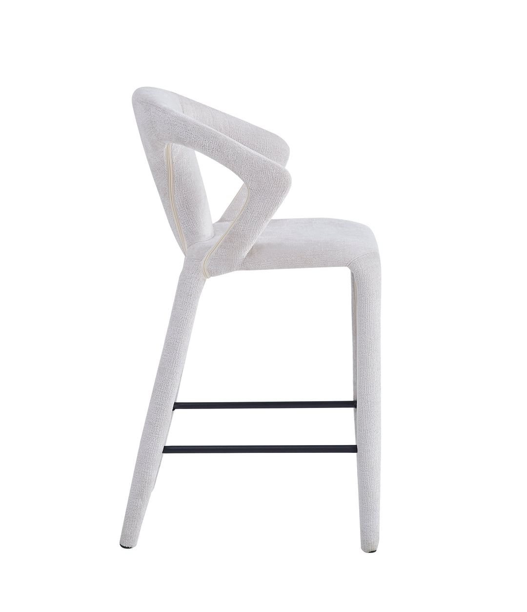 Profile Bar Stool Textured Beige