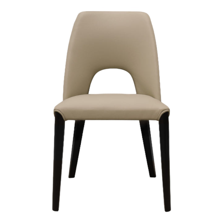 Kenichi Dining Chair Beige Leather