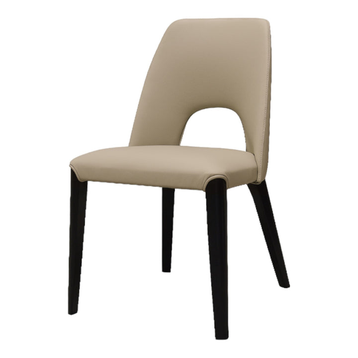 Kenichi Dining Chair Beige Leather