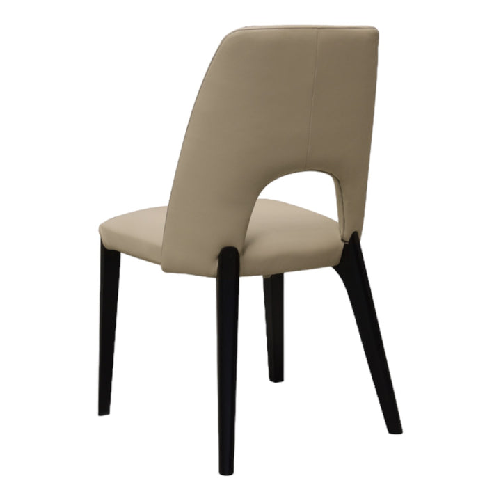 Kenichi Dining Chair Beige Leather