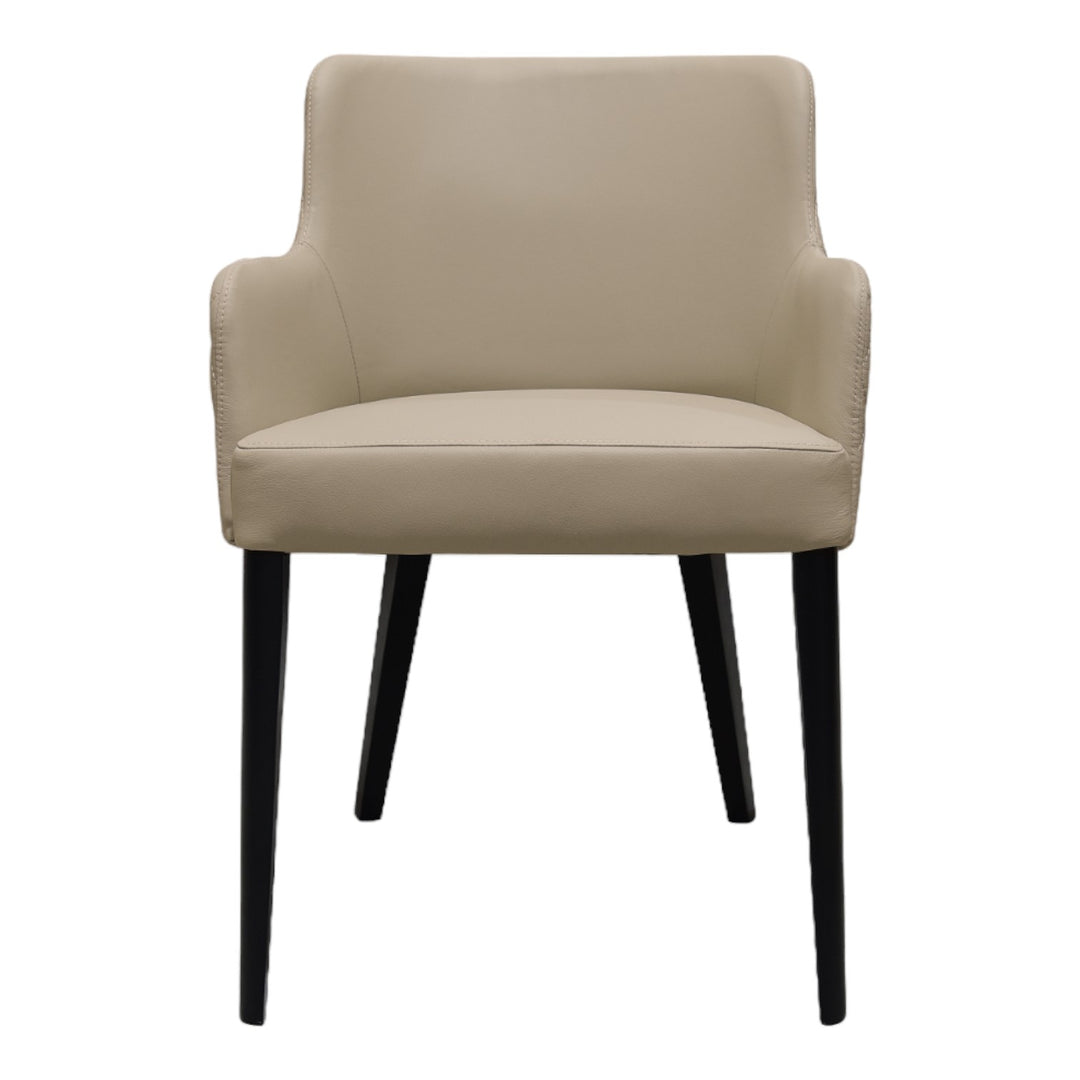 Yoshio Dining Chair Beige Leather