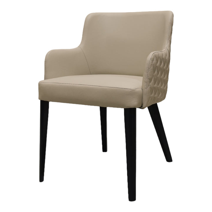 Yoshio Dining Chair Beige Leather