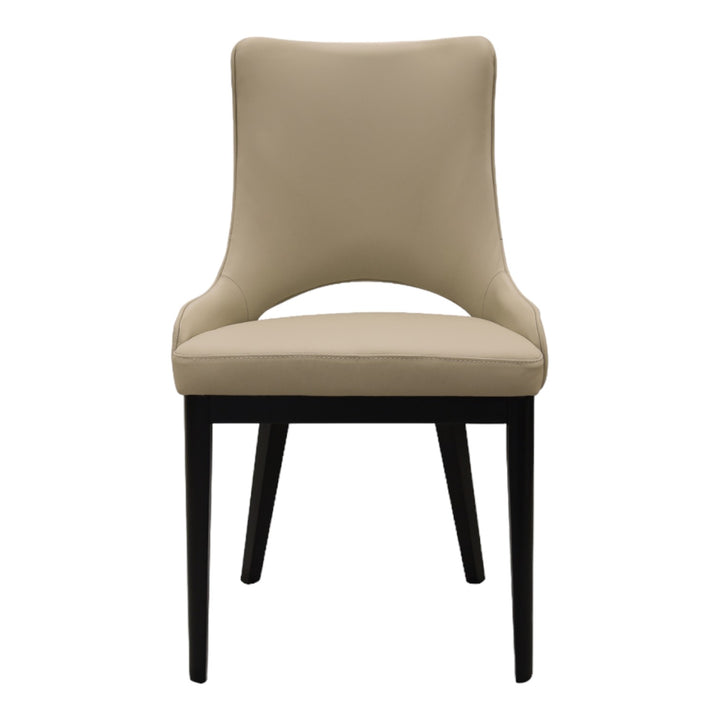 Oishi Dining Chair Beige Leather