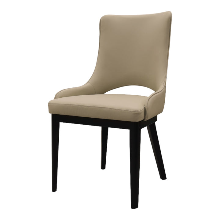 Oishi Dining Chair Beige Leather