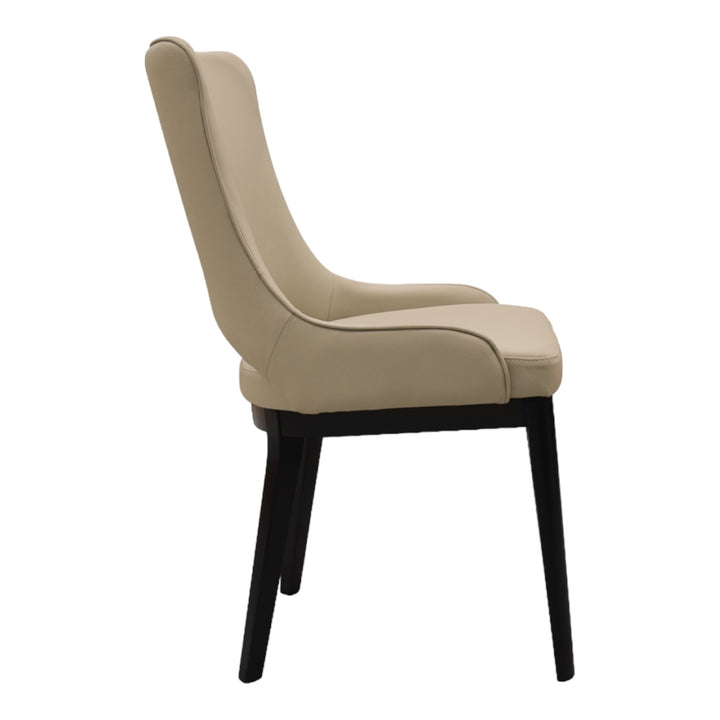 Oishi Dining Chair Beige Leather