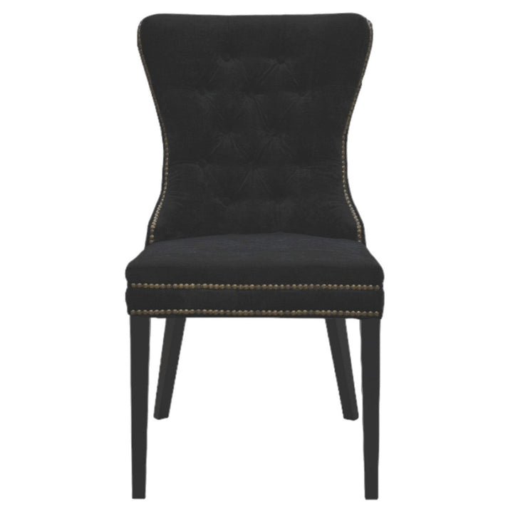 Luciano Dining Chair Black Velvet