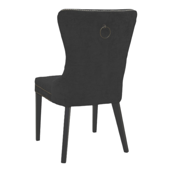 Luciano Dining Chair Black Velvet