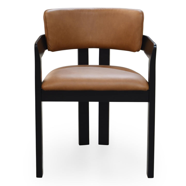 Maison Dining Chair Tan Leather