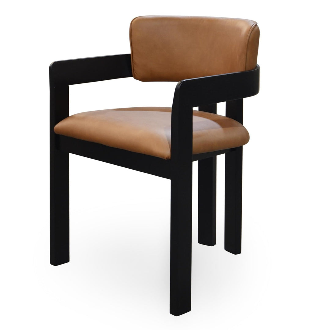 Maison Dining Chair Tan Leather