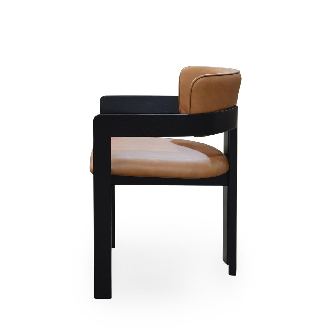 Maison Dining Chair Tan Leather