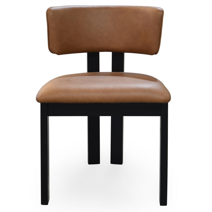 Modenese Dining Chair Tan Leather