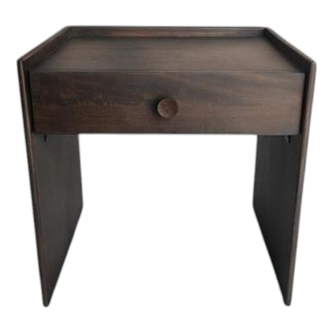 Regalia Bedside Table Rustic Brown