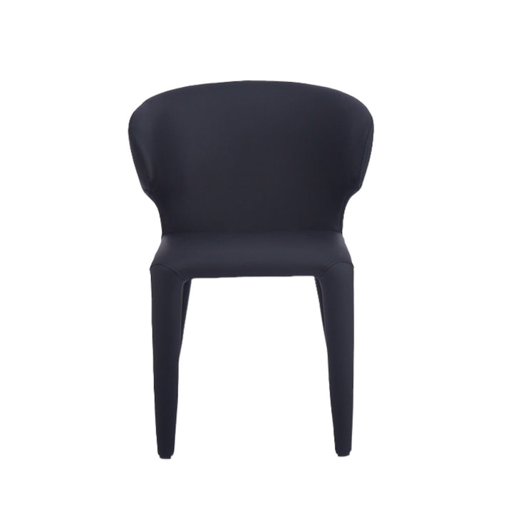 Romano Dining Chair Black Leather Look