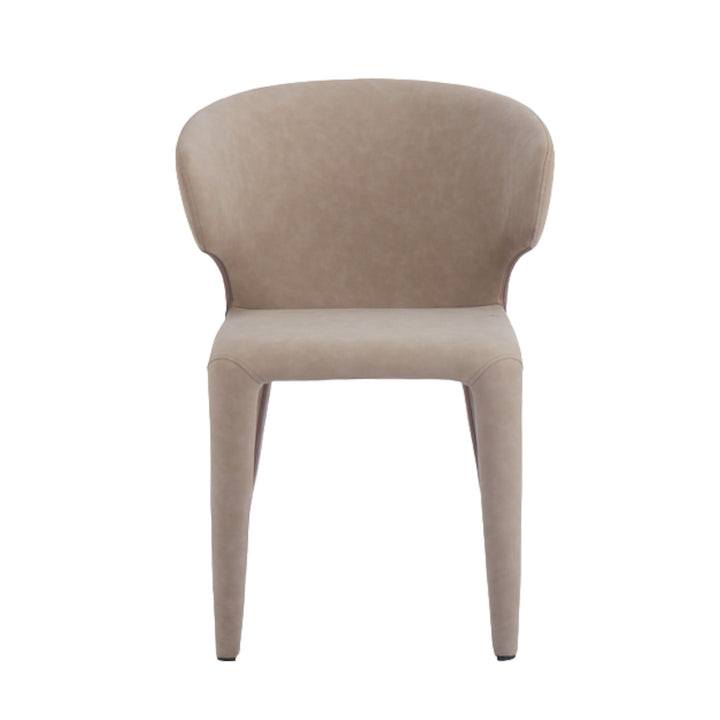 Romano Dining Chair Mushroom Leather Look