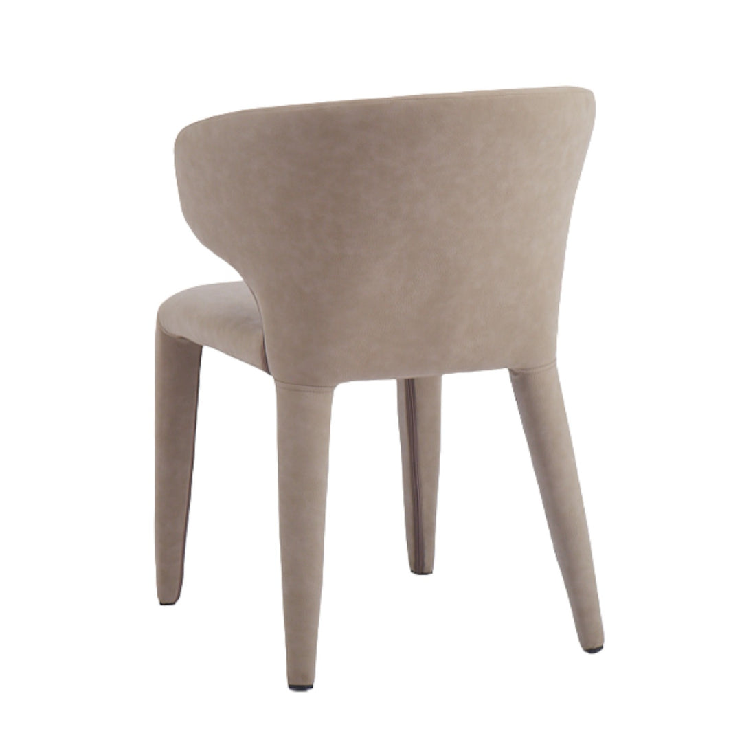 Romano Dining Chair Mushroom Leather Look