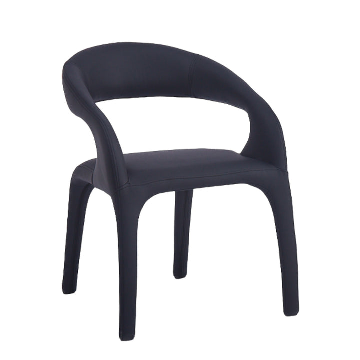 Lorenzo Dining Chair Black Leather Look