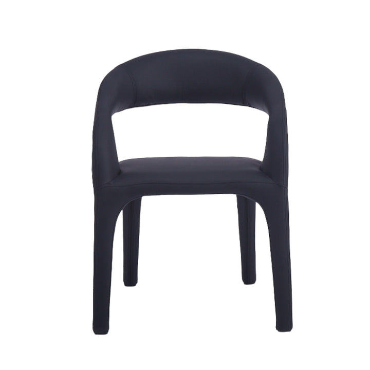 Lorenzo Dining Chair Black Leather Look