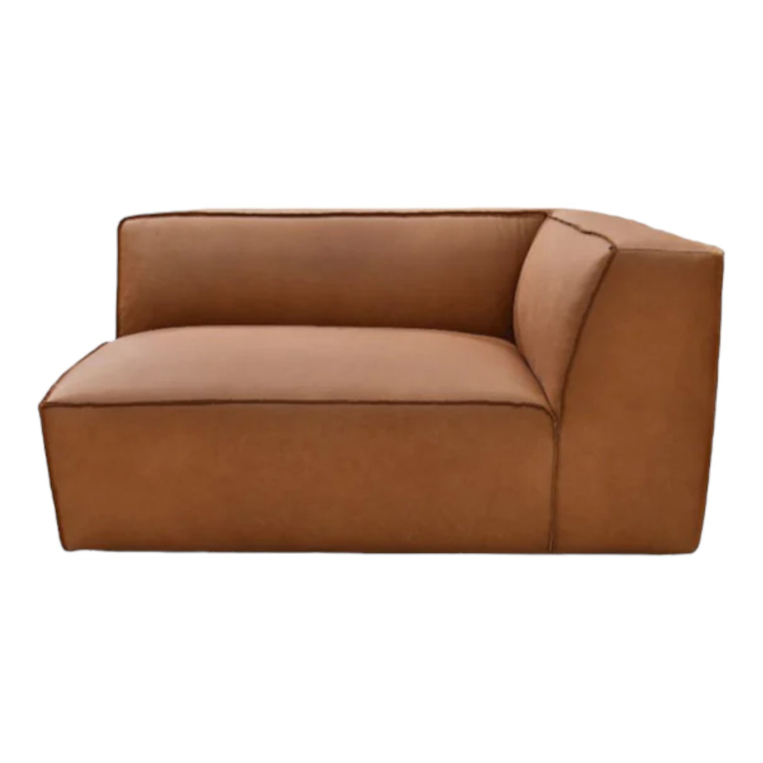 Broyhill Modular Sofa Tan Leather