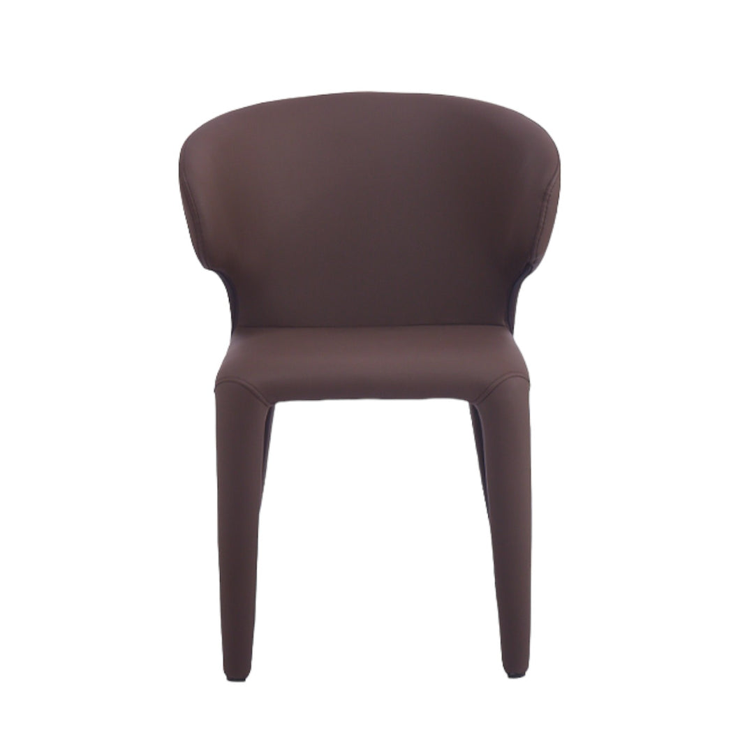 Romano Dining Chair Plum Leather Look