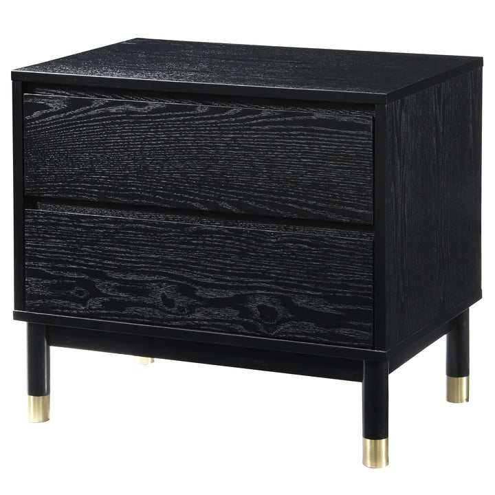 Mornington Bedside Table Black