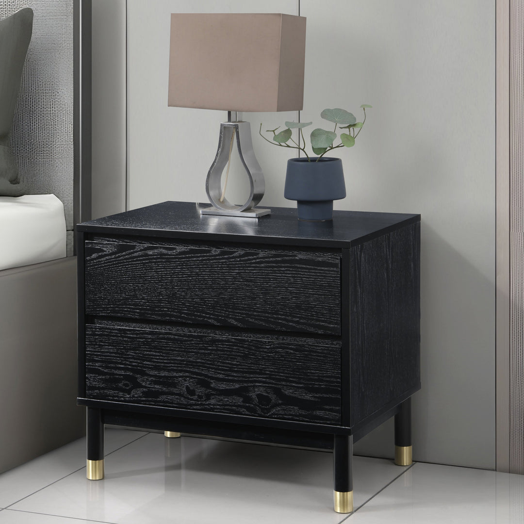 Mornington Bedside Table Black