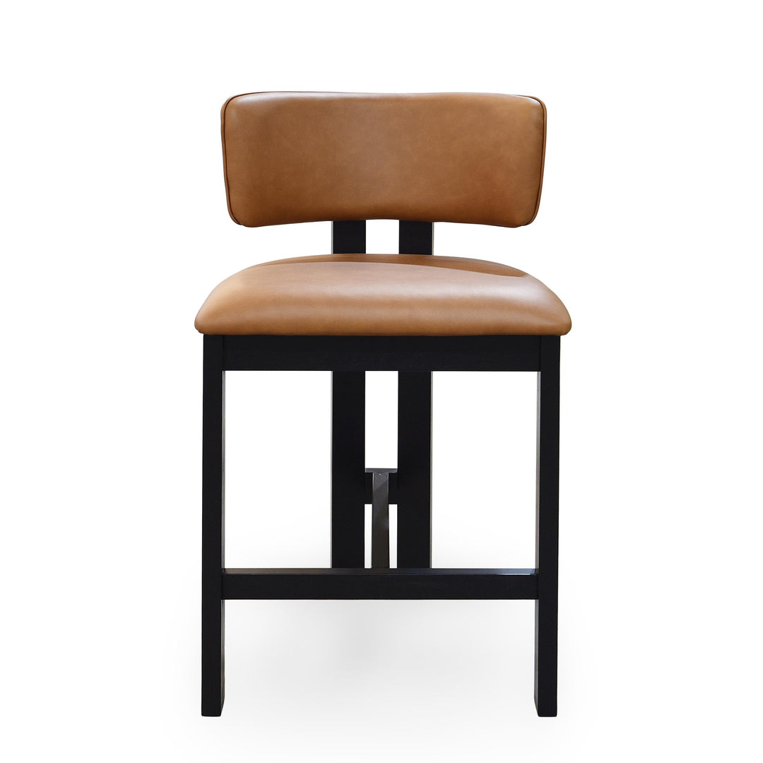 Modenese Bar Stool Tan Leather