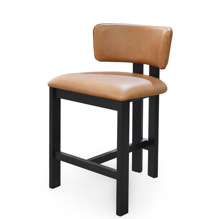 Modenese Bar Stool Tan Leather