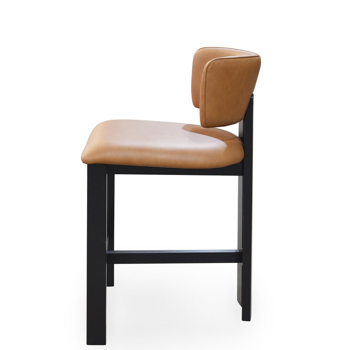 Modenese Bar Stool Tan Leather