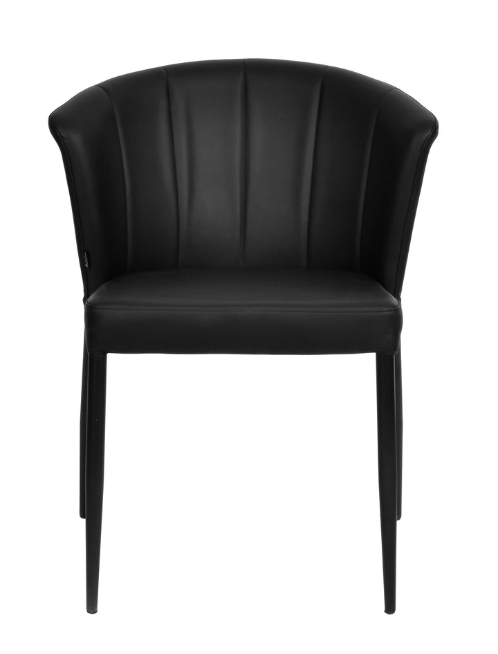 Francois Dining Black Leather Look - Future Classics Furniture