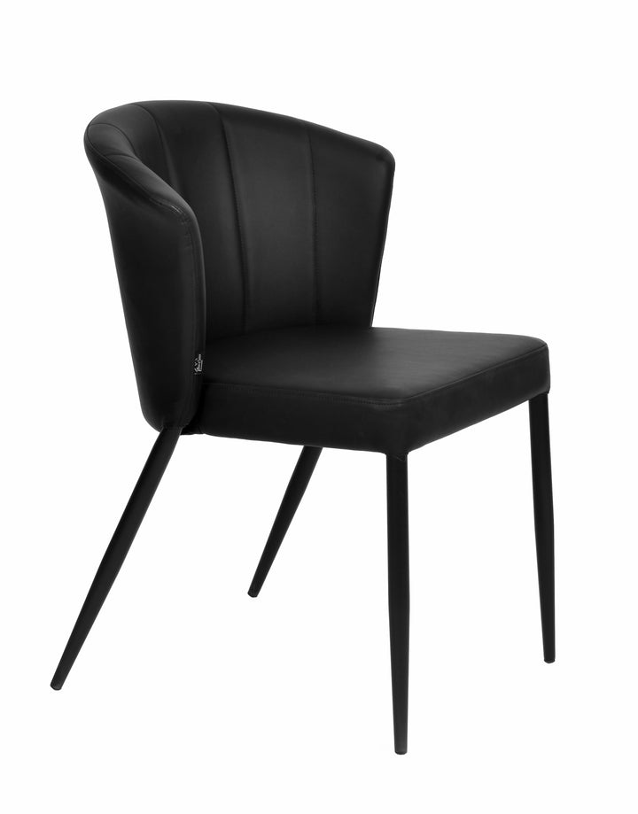 Francois Dining Black Leather Look - Future Classics Furniture