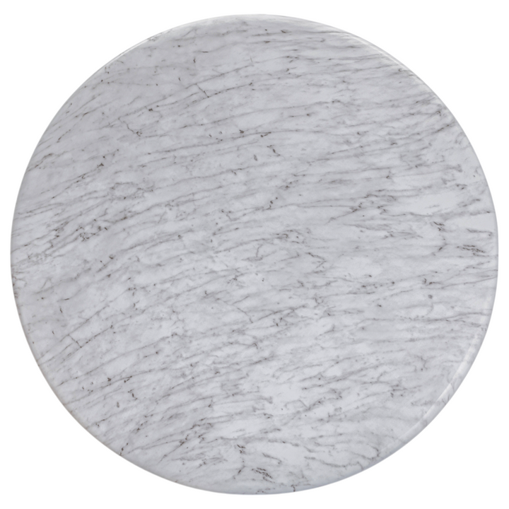 Aqua Round Dining Table Marble Finish - 1.2m