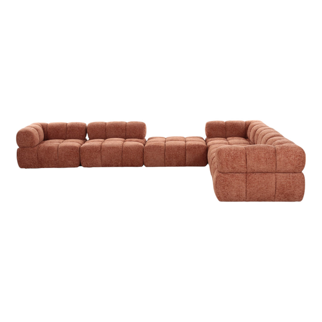 Block Modular Sofa Burnt Orange