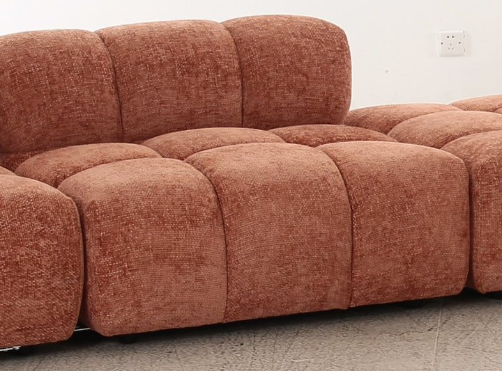 Block Modular Sofa Burnt Orange