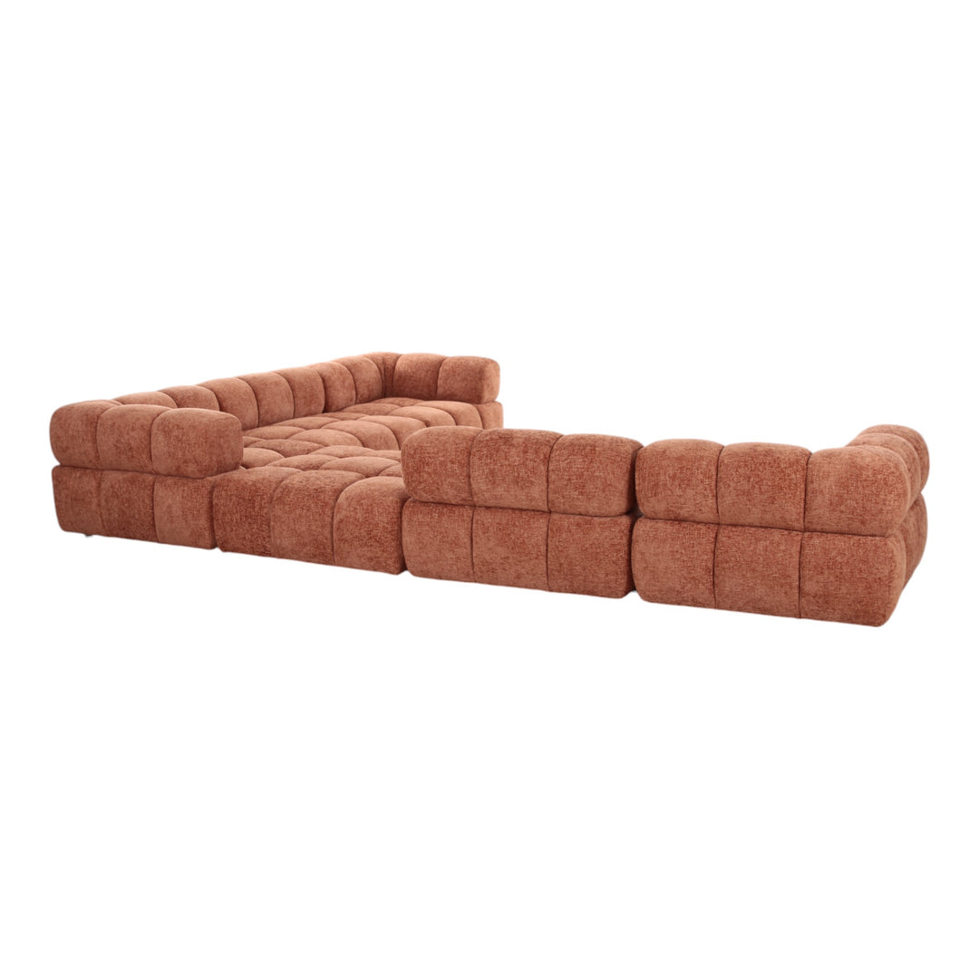 Block Modular Sofa Burnt Orange