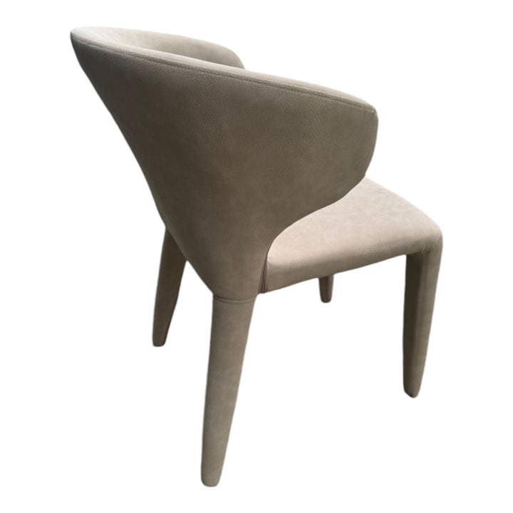 Romano Dining Chair Mushroom Leather Look