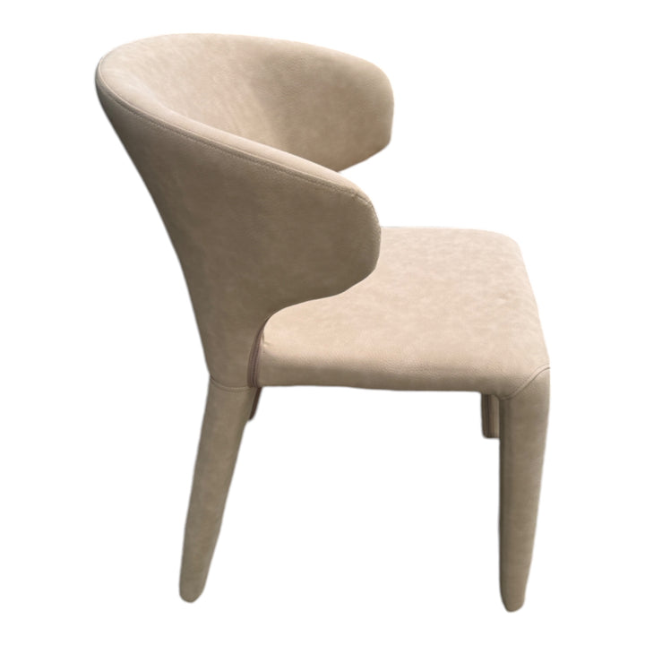 Romano Dining Chair Mushroom Leather Look