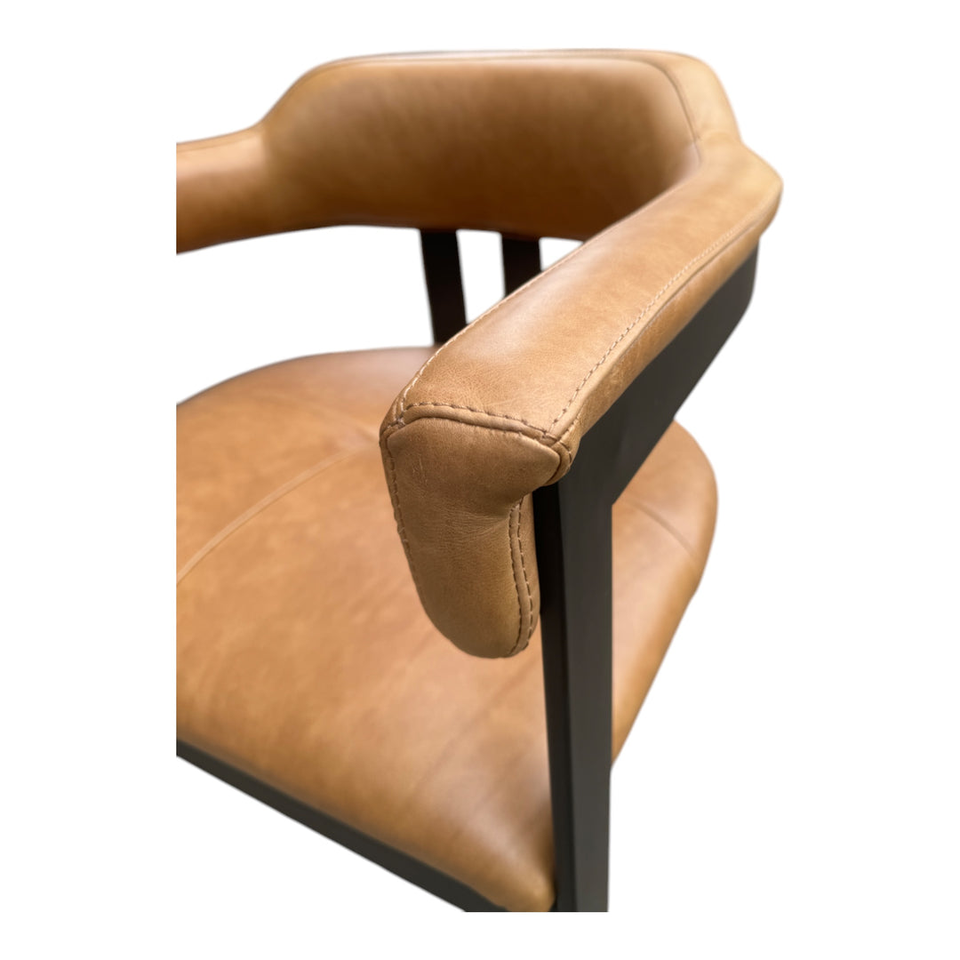 Giuseppe Tan Leather Dining Chair