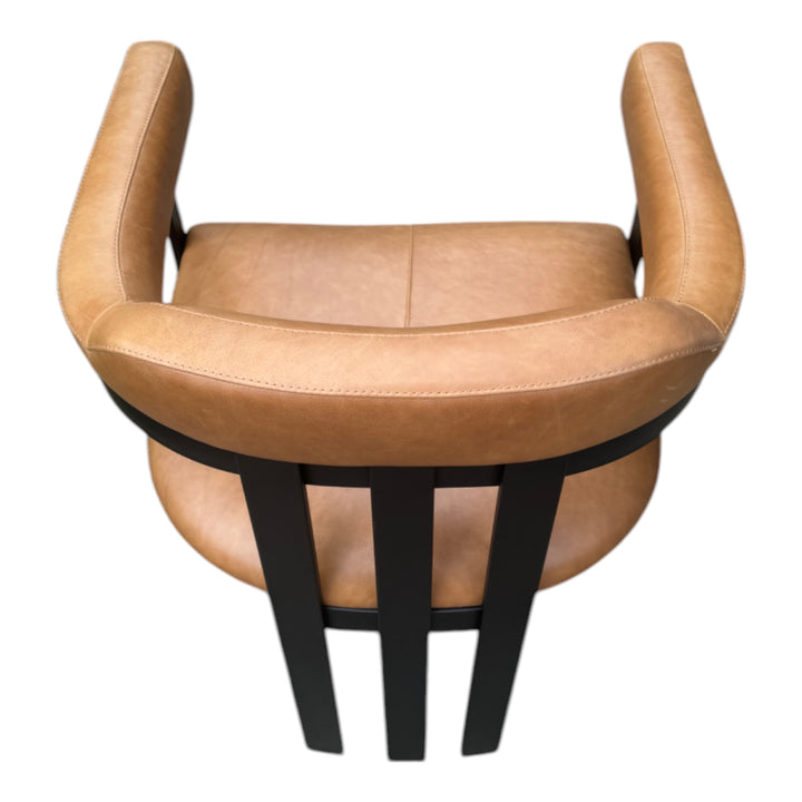 Giuseppe Tan Leather Dining Chair