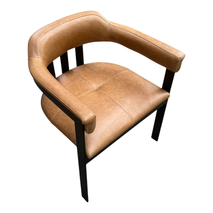 Giuseppe Tan Leather Dining Chair