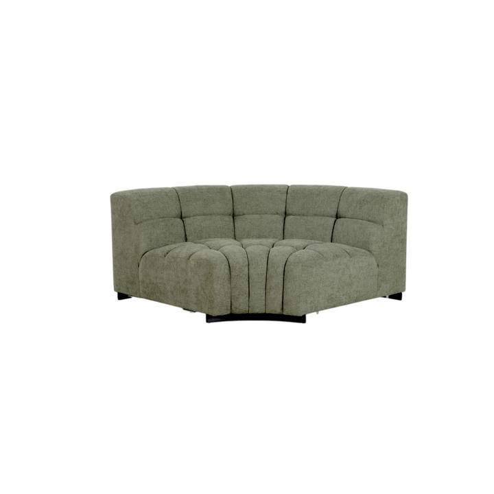 Adriano Corner Sofa Moss Green