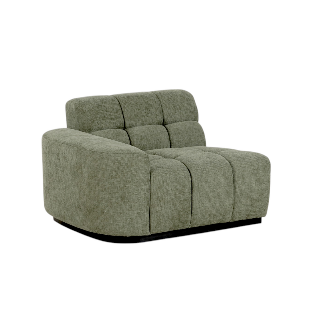 Adriano Corner Sofa Moss Green