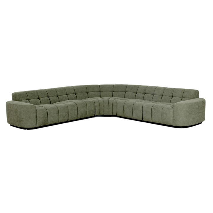 Adriano Corner Sofa Moss Green