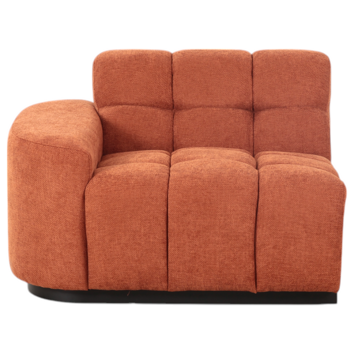 Adriano Corner Sofa Rust