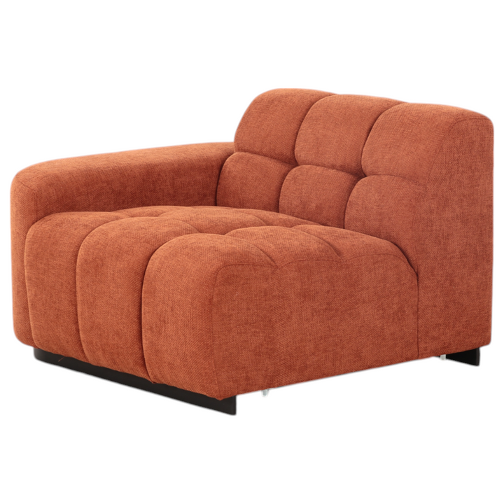 Adriano Corner Sofa Rust