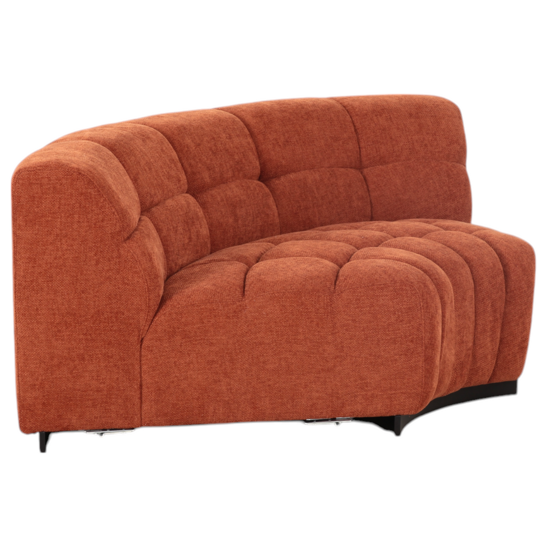 Adriano Corner Sofa Rust