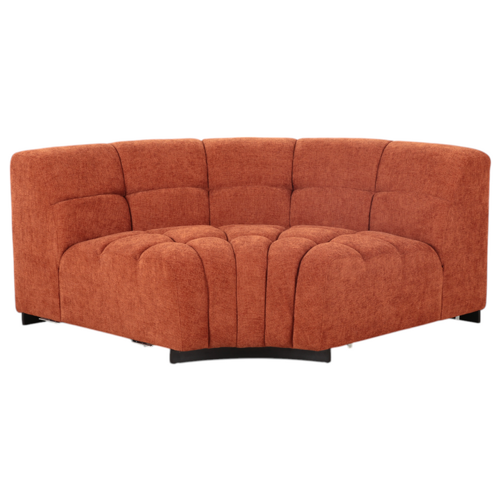 Adriano Corner Sofa Rust