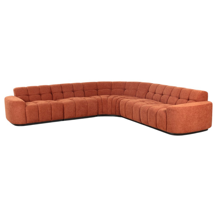 Adriano Corner Sofa Rust