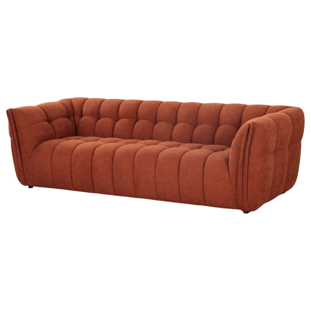 Avoca 3 Seater Rust